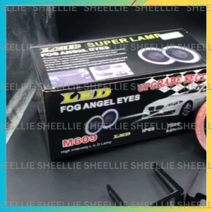 MSM Car Universal 10W 3.5 Inch High Quality 12V Cob Angel Eye Fog Lights Headlights COD