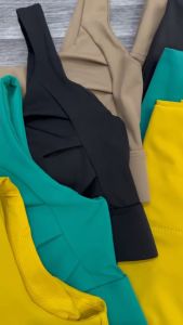 Bộ đồ tập gym yoga aerobic thể thao nữ bao gồm áo bra kèm mút và quần dài lưng cao chất liệu thun lạnh BINSPORTS BD231