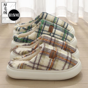 Dép Bông Cổ Điển Cho Nữ Dép Bông Ấm Áp Mùa Đông Cho Nam Dép Bông Mùa Thu Đông Chống Trượt Đế Dày Cho Bé Trai Và Bé Gái