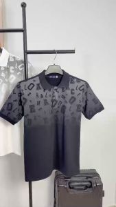 Áo thun nam cổ trụ tay ngắn logo thêu viền tay cổ vải cotton co giãn 4 chiều thấm hút mồ hôi mẫu mới nhất hot nhất hiện nay hàng cao cấp