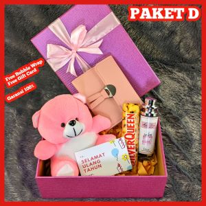 Kado Ulang Tahun Cewek Hadiah Pacar Kado Anniversary Gift Box Wisuda Hampers Premium Hamper Serba Pink Feminim