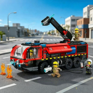Educational Assembly Fire Truck Model  Airport Edition