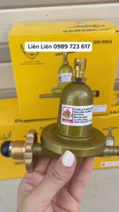 Bộ Van Gas Công Nghiệp Cao Cấp SAWANA SW - 999A tặng kềm 2 cổ dê