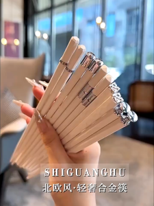 Đũa Phíp Trắng Bạch Kim Vỉ-5 Đôi Cao Cấp Chịu Nhiệt Kháng Khuẩn - Đũa Gia Đình Đóng gói : Bộ 5 Đôi