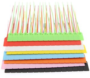 100PCS Disposable Cable Ties Pull-Tite Security Seals Self Lock Pull Tight Seals