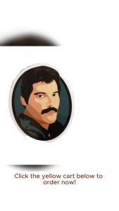 QUEEN ROCK N ROLL BAND VINYL STICKERS