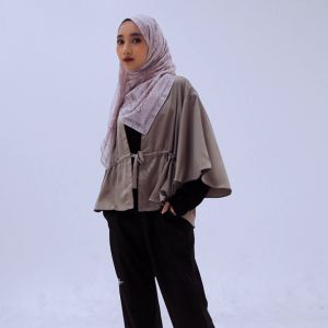 Rabbani - Atasan Outer Muslim Wanita Lengan Pendek Dewasa Alcya Exclusive