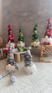 Glowing Christmas Gnome Faceless Doll Elf Glowing Dwarf Dolll Cute Christmas Decoration Xmas Home Decor