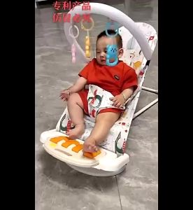 Ready Stock 2in1 Foldable Baby Balance Chair Rocker Bouncer Chair Buai bayi buai Lantai bayi Foldable Baby Rocker