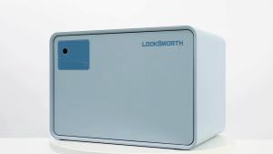 Deli Locksworth Safe Box Fingerprint Password Steel Security Box Peti Besi Duit Automatic Door