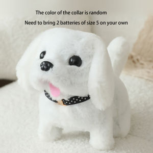 Simulated plush toy dog childrens robotic dog walking and barking toy electronic pet dog gift
