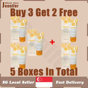 💥SG Stock💥 MINTOX Orange exfoliating whitening gel / Body Facial scrub / Moisturizing whitening / Acne blackhead remover / 去角质凝胶