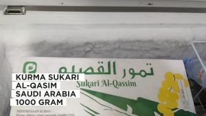 Grosir Murah / Kurma Basah Sukkari Sukari ASLI Al Qasim isi 1 KG Ruthab Ruthob Box Premium