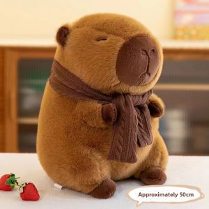 Capibara Plush Toy Water Hog Doll Funny Snot Plaything Boys Girls Birthday Gift Super Soft Short Plush Stuffed Doll Collectible