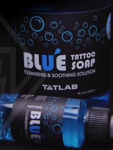 น้ำยาทำความสะอาด BLUE SOAP แบบพร้อม ระหว่างสักหลังสัก 40/500ML อุปกรณ์สัก ใช้เช็ดเวลาสัก เป็นหัวเชื้อผสมน้ำ แบบโพมเช็กง่ายกลิ่มหอม จัดส่งจากกรุงเทพฯ
