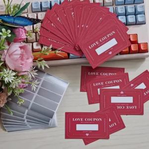 60 piece scratch card set DIY gift voucher scratch revealing design wedding birthday party game festival lottery