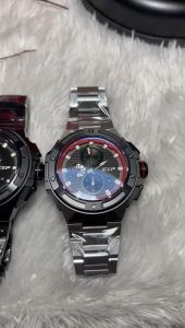 Jam Tangan Pria Expedition E 6818 EXP 6818 E6818 Original Garansi Resmi 1 tahun - Stainless Steel