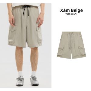 Quần Shorts Đùi Rộng Có Túi 26 inches