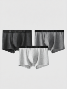 Secret World | Antibacterial Moisture Wicking Cotton Briefs 3pc