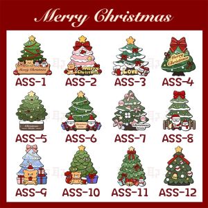 Christmas Magnetic Refrigerator Stickers Cute Cartoon Holiday Decorations Atmosphere Magnet for Kindergarten Kids