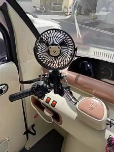LUKSEN | Quiet High Power Electric Fan for Tricycles USB Charging