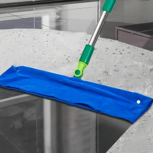 Squeegee Mop Cloth For Water Removal And Floor Cleaning Thickened With Holes