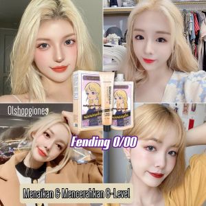 Fenkang Miomiosaki C8.11 Ash Blonde hair color japan bleaching cat pewarna rambut Diosys socolor wonder
