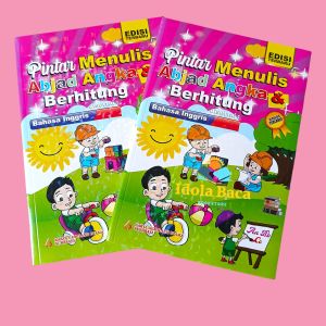 Buku Pintar Menulis Abjad Angka & Berhitung Disertai Bahasa Inggris -KGU
