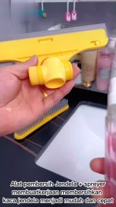 FR-C874 Alat Pembersih Kaca 3IN1 Dengan Spray Multifungsi / Pembersih Kaca Jendela Meja Kaca / Sikat Pembersih Debu Serbaguna