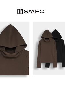 Thickened Hooded Sweatshirt for Women with Zippered Pure Color Loose Fit Long Sleeves Ideal for Autumn and Winter