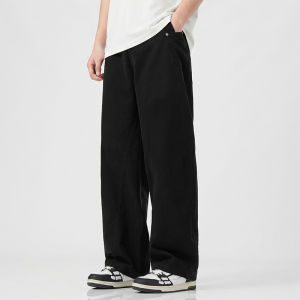 FINGERCROXX | American Workwear Deconstructed Loose Straight Trousers