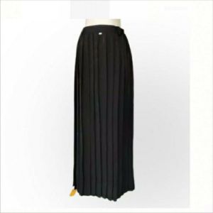 Rok Rempel Abu putih coklat hitam SMA SMK Rok Panjang