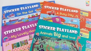 幼儿 益智游戏 贴纸乐 Sticker Playland 观察技能 手眼协调 推理技能 创造力 想象力 建立基本技能 扩展词汇 Observation Fine Motor Skills 学前 启蒙 幼儿园 幼稚园 彩虹pelangi