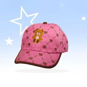 Topi baby teddy Bear/topi anak baseball bordir baby bear lucu