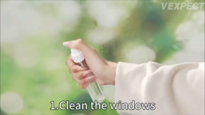 Window Privacy Glass Sticker 45*100CM Window Film Blackout 100% Light Blocking Glass Door Film Tulip Room Darkening Window Cling Wrap