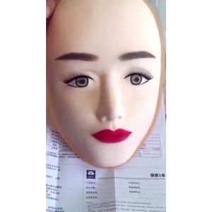 Good luck coming! 5D Full Face Sports Skin Head Silicone Pad Model Tattoo Training Tools Art Makeup Practice Skin Pad and other beauty industry series practice tools