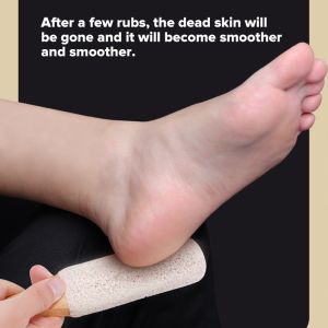 Colossal White Corundum + Wood Foot File Foot Scrubber Foot Care Tool