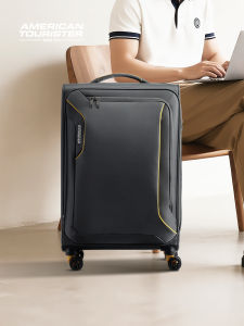 American Tourister | Mens Soft Shell Large Capacity Business Travel Suitcase 26 Inches | A Great Pick for 20 inch luggage Lovers