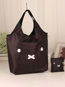 กระเป๋าใส่ข้าวมื้อเช้าขนาดใหญ่พับได้ ผนังกันความร้อน ผนังกันความเย็น ดีไซน์การ์ตูนน่ารัก สำหรับใช้ทำงาน