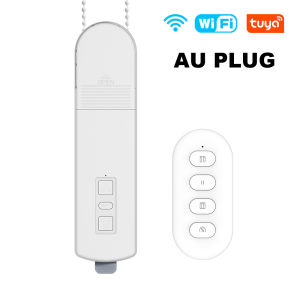 Manhot Tuya WiFi DIY Chain Motorized Roller Shutter Blinds Shades Drive Curtain Motor EU US UK AU Standard for Alexa Google Home