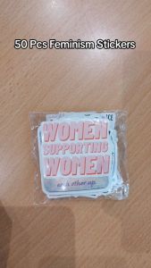 50PCS FEMINISM Vinyl Decal graffiti STICKERS bomb for laptop fridge luggage & etc