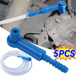 ปั๊มแลกเปลี่ยนน้ำมันแบบเหลวระบายเบรครถ5ชิ้นชุดระบายระบายระบายน้ำมันเบรครถยนต์อุปกรณ์เชื่อมต่อเครื่องมือน้ำมันปั๊มน้ำมันท่ออุปกรณ์เติมน้ำมัน