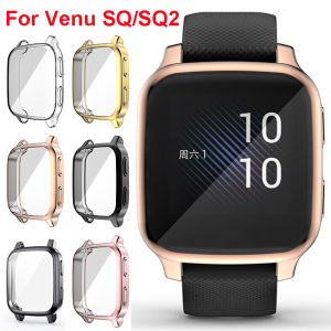 Case For Garmin Venu SQ/SQ Music TPU Full Screen Protector Protective Cover For Garmin Venu SQ 2/SQ 2 Music Cases Venu Sq Shell