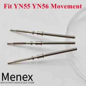 Menex Stainless Steel Watch Crown Stem Replacement Rod Fit YN55 YN56 Movement Watch Replacement Repair Spare Parts
