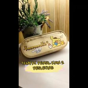 LUCKY CAT - TEMPAT PENSIL KAIN 2 RESELETING LUCU SANRIO | PENSIL CASE KUROMI | KOTAK PENSIL HK HELLOKITTY | POMPOMPURI | ALAT TULIS KANTOR DAN SEKOLAH | KOTAK PENSIL | PENCIL CASE | ALAT TULIS SEKOLAH | TEMPAT PENSIL