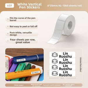 Niimbot | Cartoon Flower Shop Convenience Stickers Scratch-off Index Stickers Adhesive Label Paper