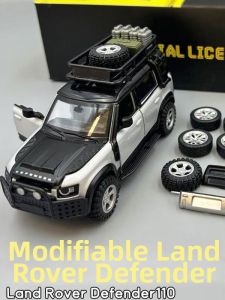 GANGJIE | Mô Hình Xe Hơi Land Rover Defender Kim Loại Tự Lắp Ráp