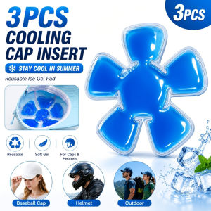 1-3pcs Hat Cooling Pad Compatible with Most Hats And Helmets Suitable Soothing Fever Migraine Gel Cold Pack for Home Outdoor
