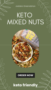 Greendahan Keto MIXED NUTS 250g  - 7 in 1 Trail Mix  Keto Friendly