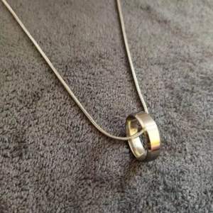 COD KALUNG TITANIUM MODEL BULAT LIONTIN CINCIN TITANIUM/PRIA DAN WANITA KOREA STEEL